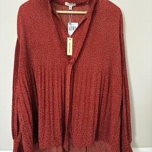 Max Studio Long Sleeve Blouse NWT